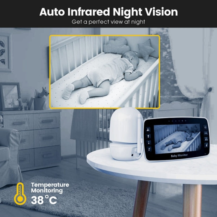 SM43A 4.3inch Color Display Night Vision Smart Zoom Baby Monitor Camera, M43A, SM43A SM43A 4.3inch Color Display Night Vision Smart Zoom Baby Monitor Camera, M43A, SM43A